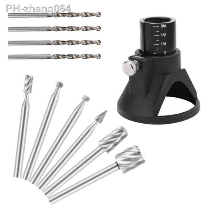 11pcs-electric-drill-engraver-grinder-rotary-locator-power-tool-accessories-with-drill-bits-for-dremel-rotary-tool-power-tool