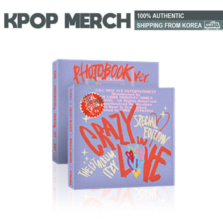 ITZY - 1st Album [ Crazy In Love ] Special Edition PHOTOBOOK ver ...