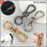 SOUMNS SPORTS คุณภาพสูง ตะขอโลหะผสมสังกะสี ประตูชุบ Snap Clasp Clip Bag Belt Buckle Carabiner Purses Handbags Spring Gourd Buckles