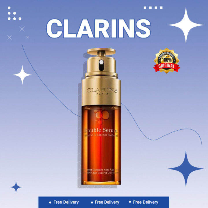 100 authentic Clarins Double essence 50ml Clarins Double essence Anti