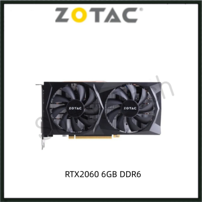 USED ZOTAC RTX2060 6GB GDDR6 AMD Gaming Graphics Card GPU