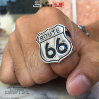 แหวนRoute66 เนื้องานสแตนเลสแท้100%