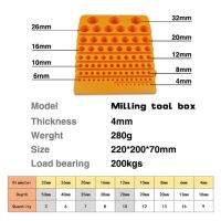 1ชิ้นกล่องเก็บของเครื่องตัดมิลลิ่ง84หลุม367หลุมซีเมนต์คาร์ไบด์เครื่องตัดมิลลิ่งประเภทบันไดกล่องเก็บของกลึง Cnc