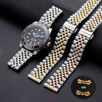 （Bar watchband）สายนาฬิกาข้อมือแท่งสแตนเลสสตีล19/20/21/22มม.,อะไหล่สร้อยข้อมือแบบครึ่งวงกลม12/13/14/16/18มม.