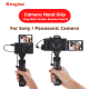 Kingma Panasonic / Sony / Fuji Hand Grip Vlog Multi-funtion Remote Control Selfie Stick Vlogging Grip for Sony / Panasonic Lumix / Fujifilm Mirrorless and Compact Camera