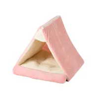 Windproof Warm Dog Tent Bed Breathable Cat Sleeper Mattress Simple Pet Animal Triangle Tents