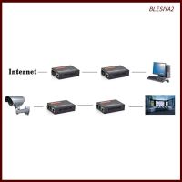 2pcs 1000M External Ethernet Media Converter Single Mode Fiber Transceiver