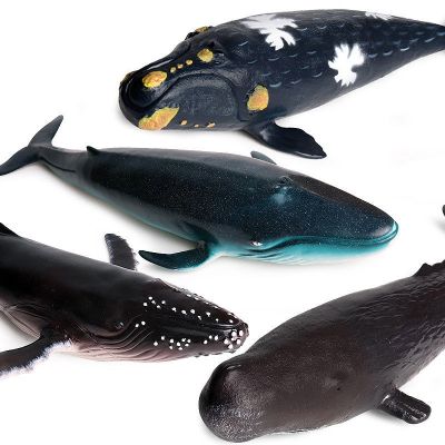 Simulation model of Marine animals childrens toys soft glue large the orca whale humpback whale shark sperm whales furnishing articles