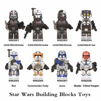 Star Wars Building Blocks Lego Clone Force 99 Wrecker Crosshair Hunter Ahsokas Clone Troopers Minifigures Toys