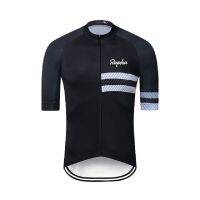 Rapha Cycling Jerseys Tops Biking Shirts Short Sleeve Bike Clothing Full Zipper Bicycle with Pockets