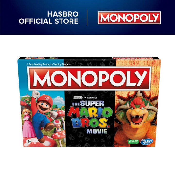 Monopoly The Super Mario Bros. Movie Edition Kids Board Game