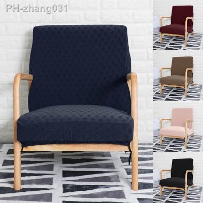 Modern Removable Seat Cover Home Decorate Protector Seat Cover Armchair Cover Slipcover Stretch Wood Chair Cover Zipper Elastic