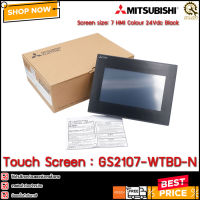 Touch Screen Mitsubishi GS2107-WTBD-N ,รุ่นใหม่ 7" 65K Color Memory 15MB, RS232 422/485 Ethernet  CH