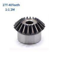 ▧ 2M 27T-40T Bevel Gear 27/28/29/30/32/35/36/38/40Teeth 1:1 90 Degrees Meshing Angle Metal Drive Gear 45 Steel