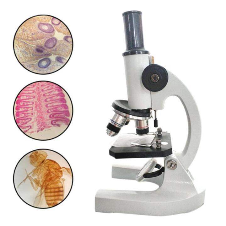 Biological Microscope 200-4000X Magnification With Phone Clip - Educational Science Kit For Students & Adults