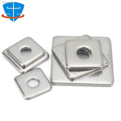 ✺ DIN436 M3 M4 M5 M6 M8 M10 M12 M14 M16 M18 M20 304 Stainless Steel Flat Washer Thicken Square Gasket Curtain Wall Shim Metal Ring