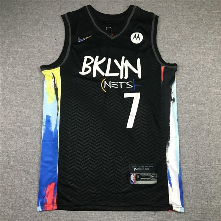 Brooklyn Nets 7 Kevin Durant nba basketball swingman city jersey black  edition shirt 2021