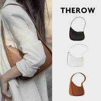 Purchasing agent for TheRow half-moon bag womens cowhide HALFMOON shoulder portable Kendou same style crossbody armpit tote 【OEM】❅✁