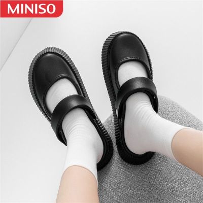 2023 New Fashion version    MINISO Baotou Slippers Womens Summer Indoor and Outdoor Household Anti-slip Anti-Odor Stepping Shit Feeling Beach Sandals and Slippers Women