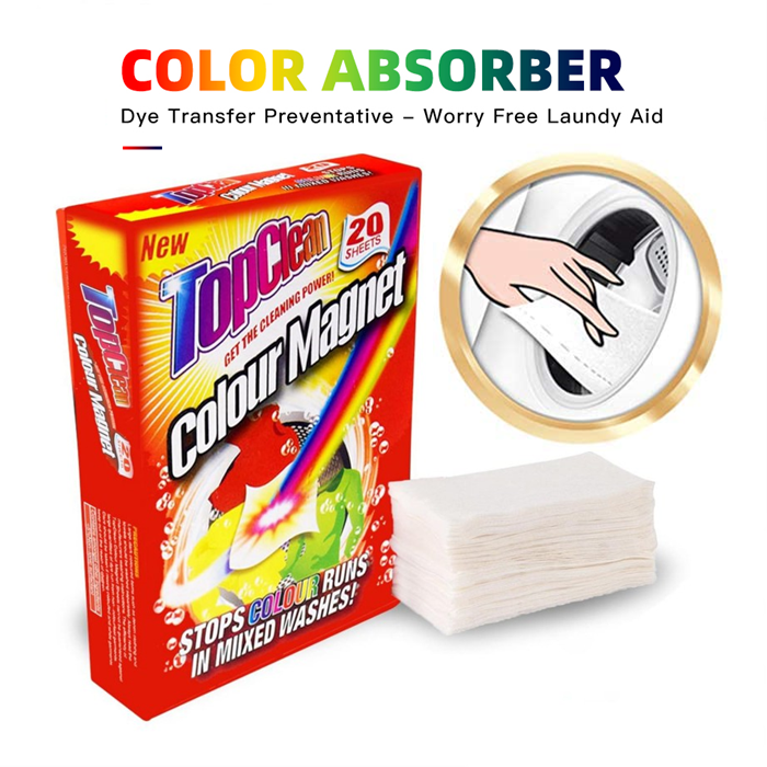 Colour Catchers Laundry Magnet Trap 20/40 sheets prevent run washing  machine