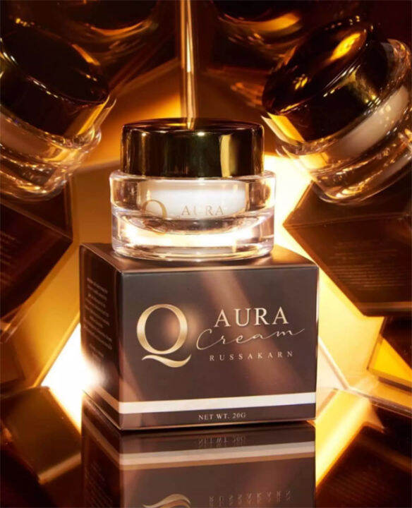 q-aura-ครีมคิว-ออร่า-q-aura-cream-ครีมบำรุงผิวหน้าใส-สูตรเข้มข้น-เช้า-เย็น-สลาย-ฝ้า-กระ-ริ้วรอย