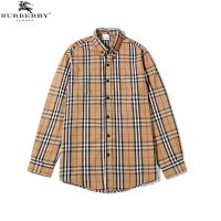 Burberry เสื้อเชิ้ตแขนยาว ลายสก๊อต สไตล์คลาสสิก