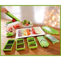 ชุดอุปกรณ์หั่นผักผลไม้ Nicer Dicer Plus เครื่องหั่นผักผลไม้เครื่องสไลด์ผักผลไม้ ชุดสไลซ์ผักผลไม้อัจฉริยะ