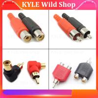 KYLE Wild Shop RCA Male Connector Female Jack Converter Plug M/F AV Audio and Video Converter Adapter