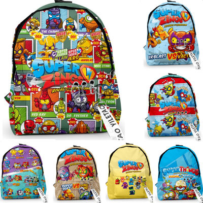 2021 Children Boys Girls Superzings School Bag Backpacks Students Kids Super Zings Cartoon Anime Kindergarten Small Backpack