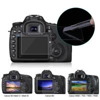 PULUZ Screen Protector For Canon 5D Mark III IV EOS 6D 7D Mark II 100D/M3 EOS 200D 650D 1200D SX600 G7X Tempered Glass LCD Film Barware