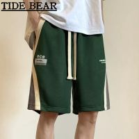 เสื้อผ้าบอลที่นิยมมากที่สุด TIDE BEAR ผู้ชายกางเกงขาสั้นสไตล์เกาหลีใหม่ความรู้สึกการออกแบบบาสเกตบอลกางเกงลำลอง