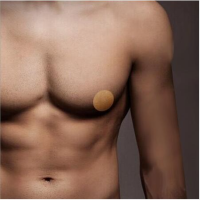 (10 คู่) ผู้ชายทิ้งเต้านมปกกาวที่มองไม่เห็นแผ่นสติกเกอร์เทป  (10 Pair) Men One-off Breast Nipple Cover Adhesive Invisible Pad Patch Tape