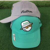 MALBON Golf ชาย/กีฬาสำหรับผู้หญิงหมวกแก๊ปเล่นบอลดูดซับเหงื่อระบายอากาศสำหรับฤดูร้อนหมวกปรับขนาดได้กลางแจ้ง