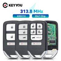 KEYYOU กุญแจ Mobil Remote Control อัจฉริยะสำหรับ Honda Odyssey EXL Touring 2014-2017ชิป ID47 313.8Mhz KR5V1X 72147-TK8-A81 PN