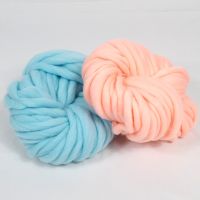 【YD】 250g 36M Super Thick Wool Chunky Yarn Felt Roving for Spinning Hand Knitting Spin Warm