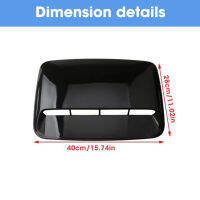 รถ Air Flow Intake Hood Scoop Vent Bonnet ตกแต่งครอบคลุม Center Side Air Outlet Hood Universal Auto อุปกรณ์เสริมภายนอก