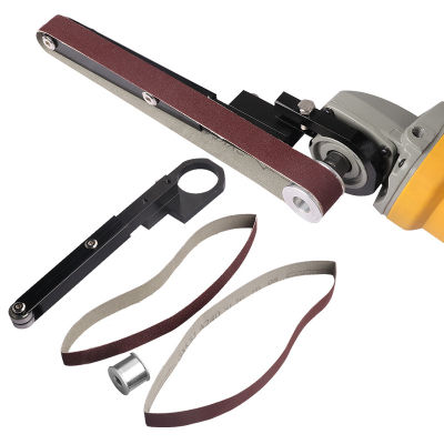 【CW】Mini Electric Belt Sander เครื่องขัดเครื่องบดมุมเครื่องขัดเข็มขัด80400Grit Belt สำหรับ M10เครื่องบดมุม