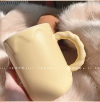 【High-end cups】สไตล์เกาหลีเชือกถักแก้วออกแบบถ้วยเซรามิกที่เรียบง่ายแก้วกาแฟถ้วยคู่แก้วกาแฟชา Drinkware