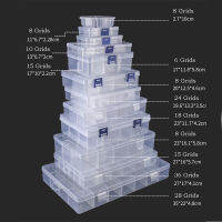 (MENGHONG)กล่องเก็บของ1 36ช่องแบบปรับได้,กล่องใส่เครื่องประดับต่างหูสกรูลูกปัดกล่องใส่ชิ้นส่วนของเล่นกล่องสำหรับจัดระเบียบหน้าจอ