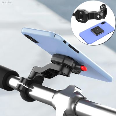 ▪♂ Motorcycle Bike Phone Holder Bicycle Cellphone Stand Adjustable Support Mountain Bike Handlebar Smartphone Holder Bracket Lock
