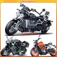 Creative Ducati Kawasaki รถจักรยานยนต์ racing model building block boy ของเล่นเพื่อการศึกษาของขวัญตกแต่งเดสก์ท็อป826