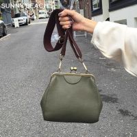 ❈۞ Leather Bag Wide Shoulder Strap Crossbody Bag Wide Strap Green - Retro Bags Women - Aliexpress