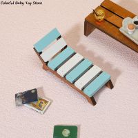 1:12 Dollhouse Miniature Simulation Beach Lounge Chair Furniture Toys Decoration Dolls House Accessories