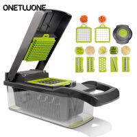 Onetwone เครื่องตัดผักเครื่องขูดแครอทตัดเครื่องปอกมันฝรั่งชีสหัวหอมเหล็กใบมีดผลไม้ตกแต่งในครัวอาหารอุปกรณ์ทำอาหาร