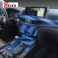 สำหรับ Lexus LX570 2016-2019ภายในรถคอนโซลกลางโปร่งใส TPU ป้องกันฟิล์ม Anti-Scratc ซ่อมฟิล์ม Accessorie LHD RHD