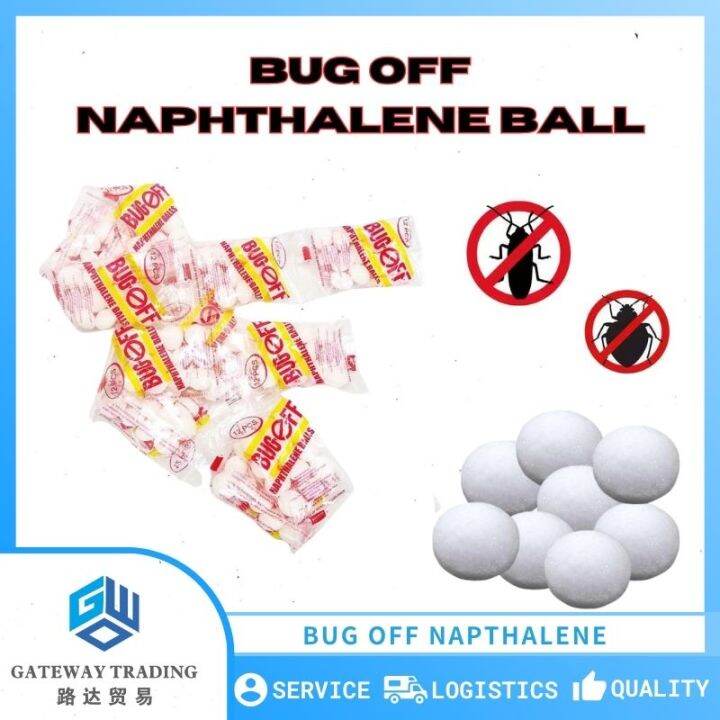 BugOff Naphthalene Balls Deodorizer Camphor Moth And Insect repellent