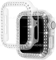 Diamond Watch Case เหมาะสำหรับ Apple Watch Cover Series 3 2 1 38MM 42MM เหมาะสำหรับ I Watch 8 7 SE 6 5 4 40Mm 44Mm 45Mm 41Mm Bump Protection