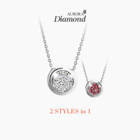 Aurora Diamond จี้เพชรพลอยพร้อมสร้อยคอ Lucky Collection 2 style in 1