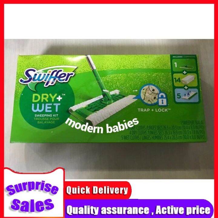 Swiffer Sweeper 2 in 1 Mop for floor Cleaning Starter Kit Includes 1