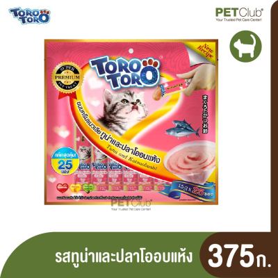 [PETClub] Torotoro cat - ขนมแมวเลีย รสทูน่าและปลาโออบแห้ง (375g)